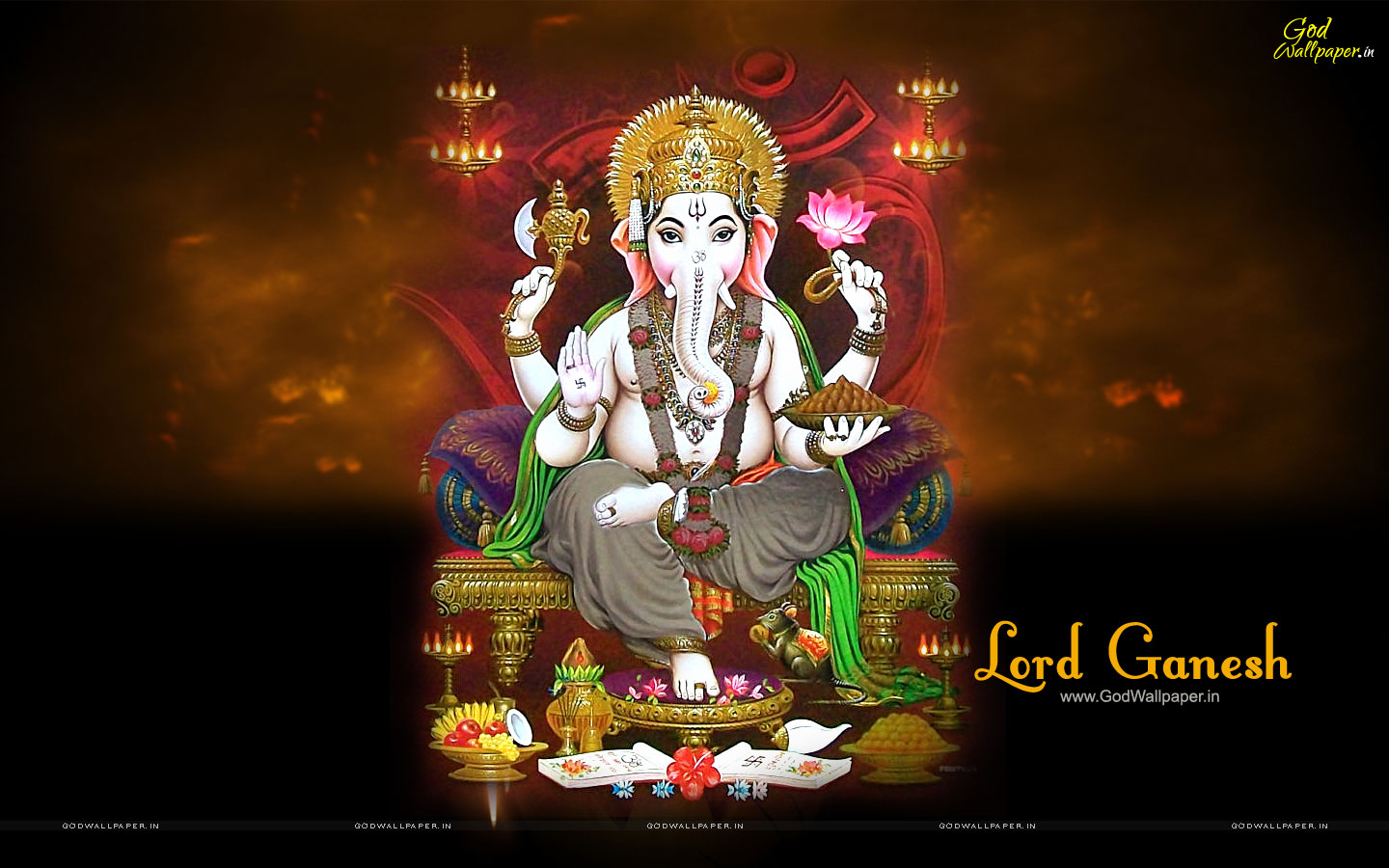High-definition wallpapers of Lord Ganesha for your PC